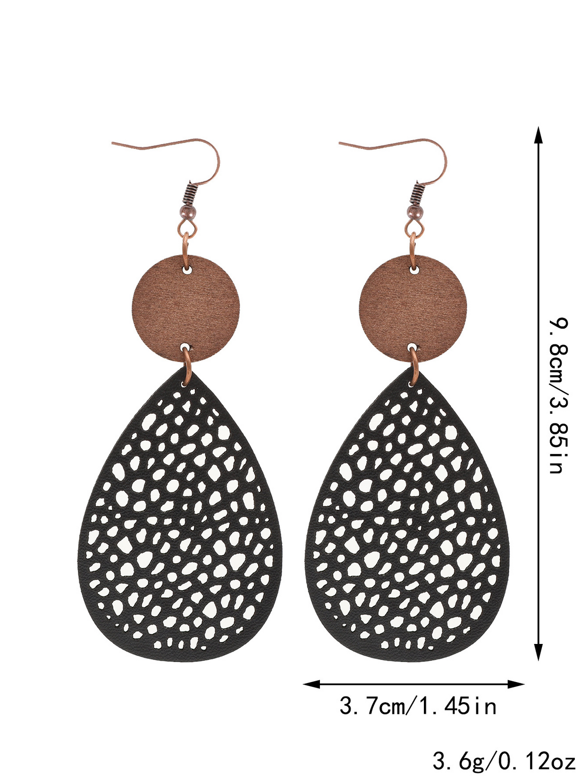 Eliana™ | Pendientes Colgantes Vintage de Cuero