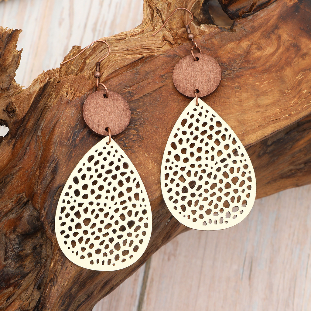 Eliana™ | Pendientes Colgantes Vintage de Cuero