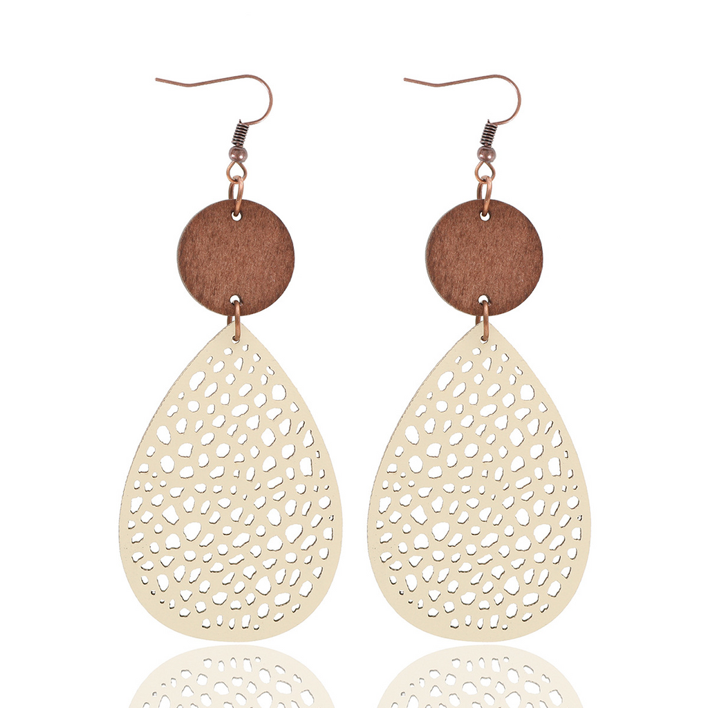 Eliana™ | Pendientes Colgantes Vintage de Cuero