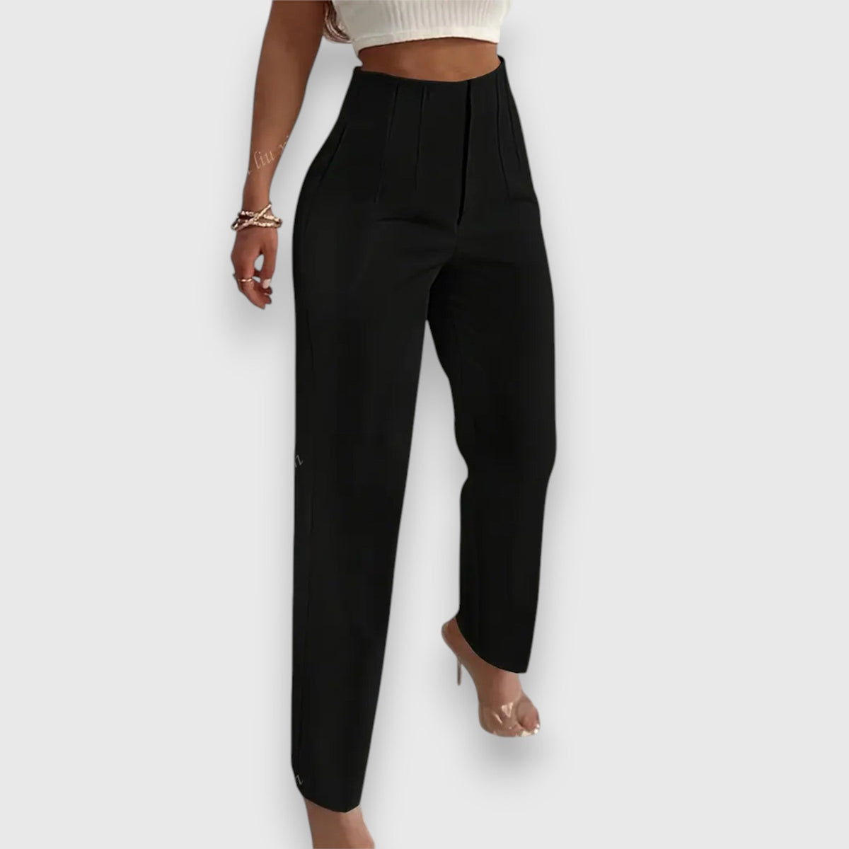 Sofía™ | Pantalón de Tiro Alto y Corte Elegante