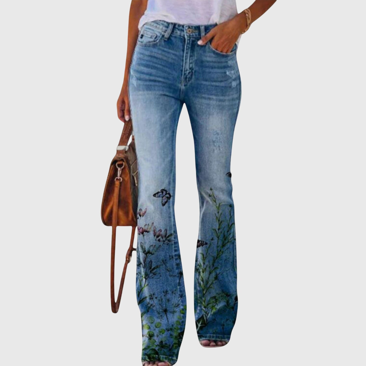 Alessia | Pantalones Florales Elegantes
