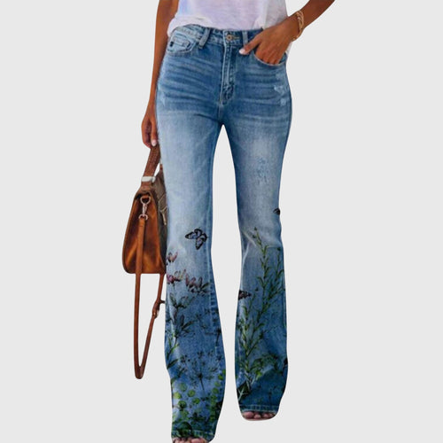 Alessia | Pantalones Florales Elegantes