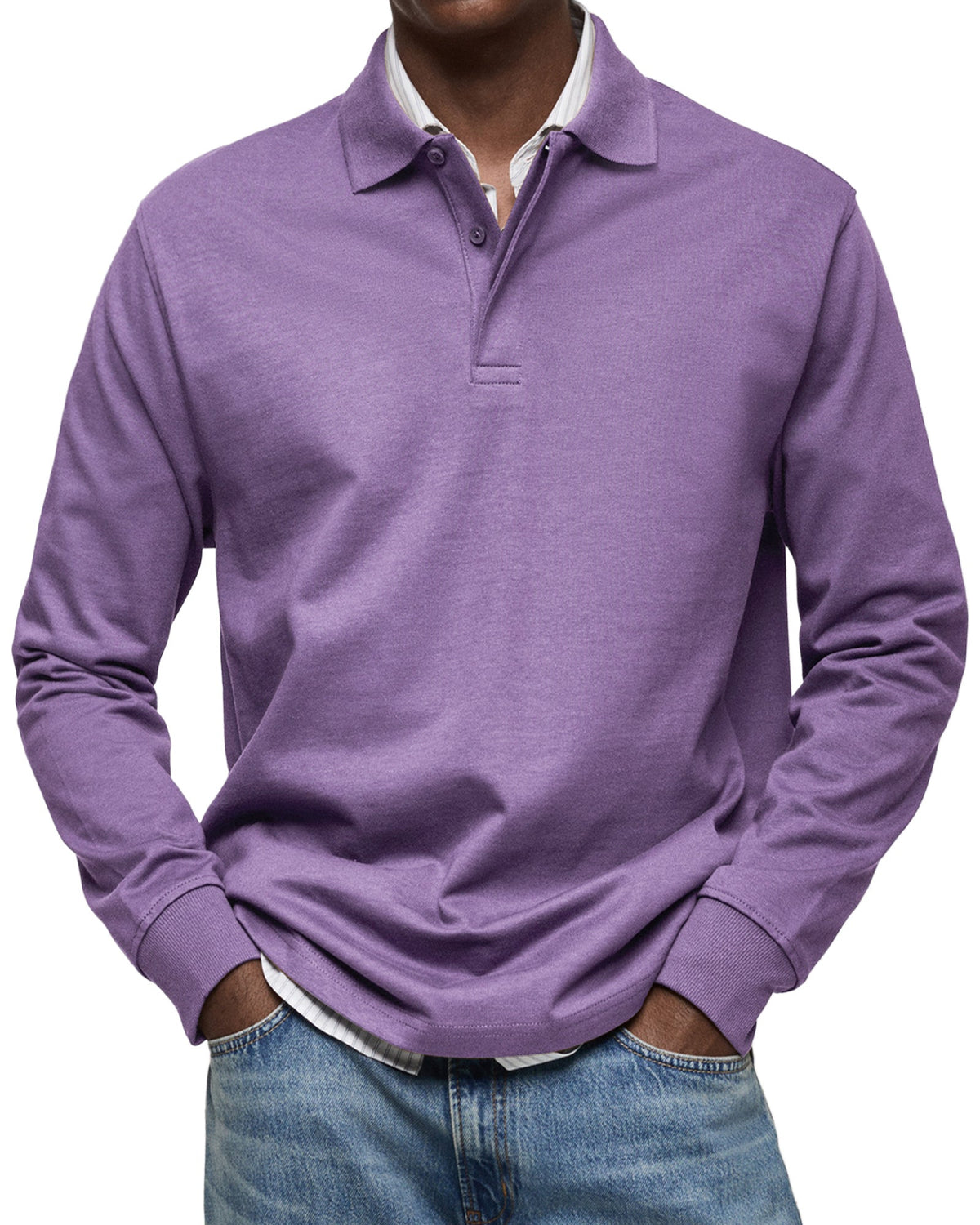 Bellario - Luxe Poloshirt met Lange Mouwen