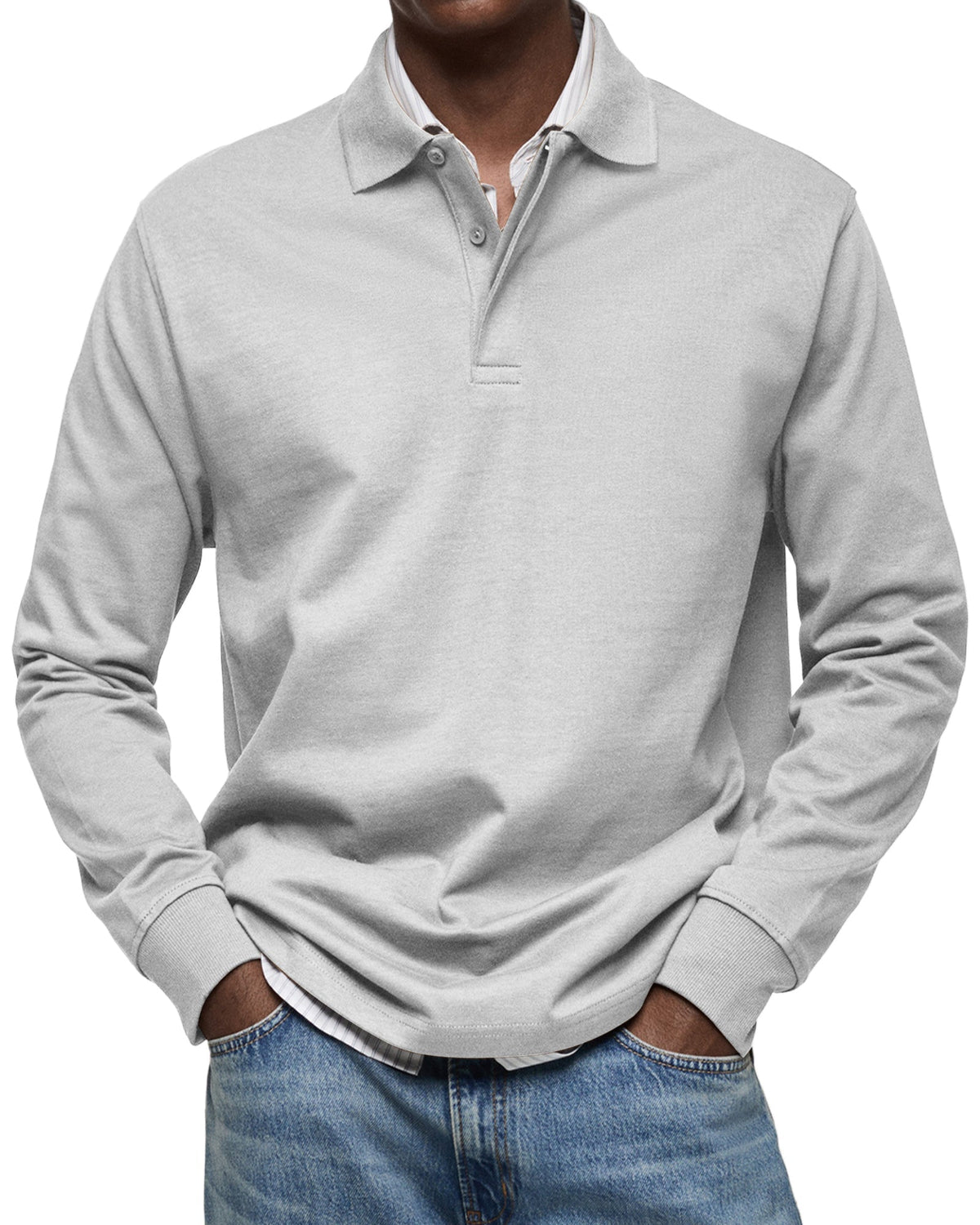 Bellario - Luxe Poloshirt met Lange Mouwen