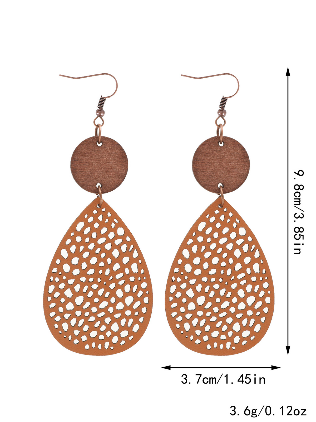 Eliana™ | Pendientes Colgantes Vintage de Cuero