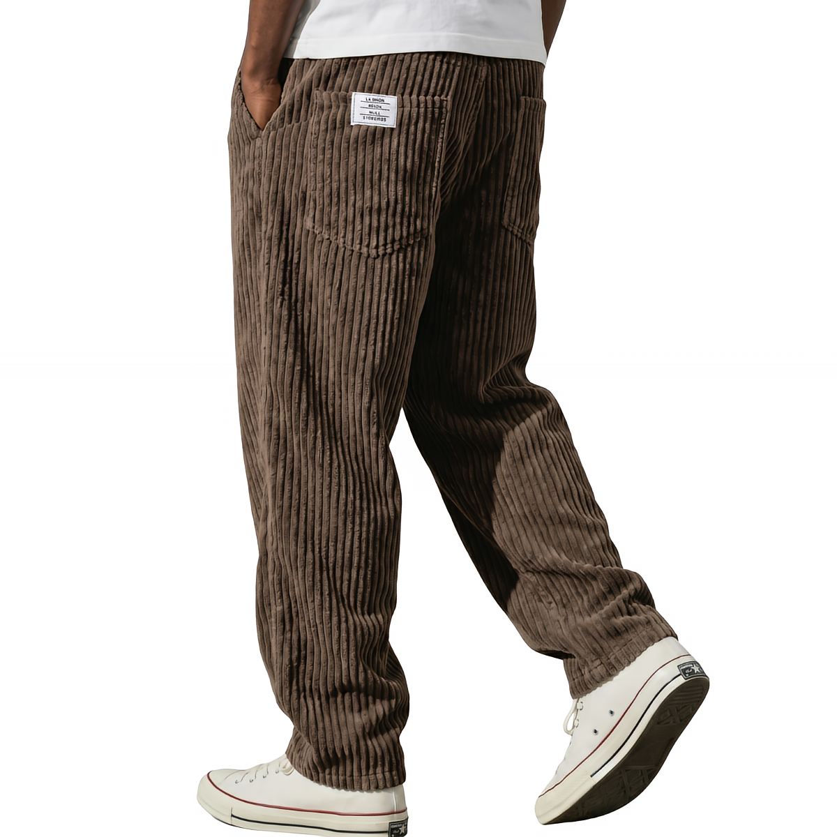 Pantalón Oslo | Pana Elegante con Cintura Elástica