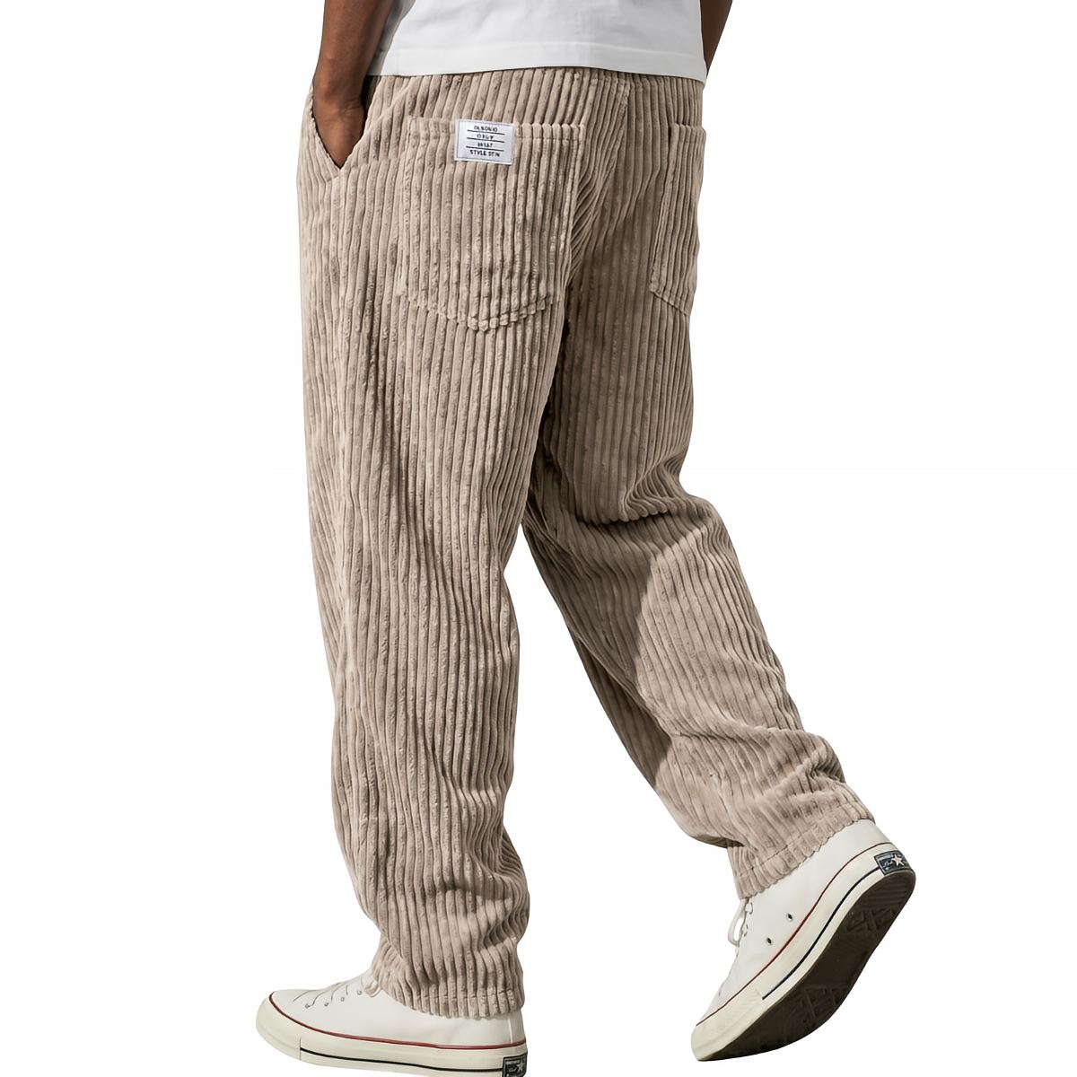 Pantalón Oslo | Pana Elegante con Cintura Elástica