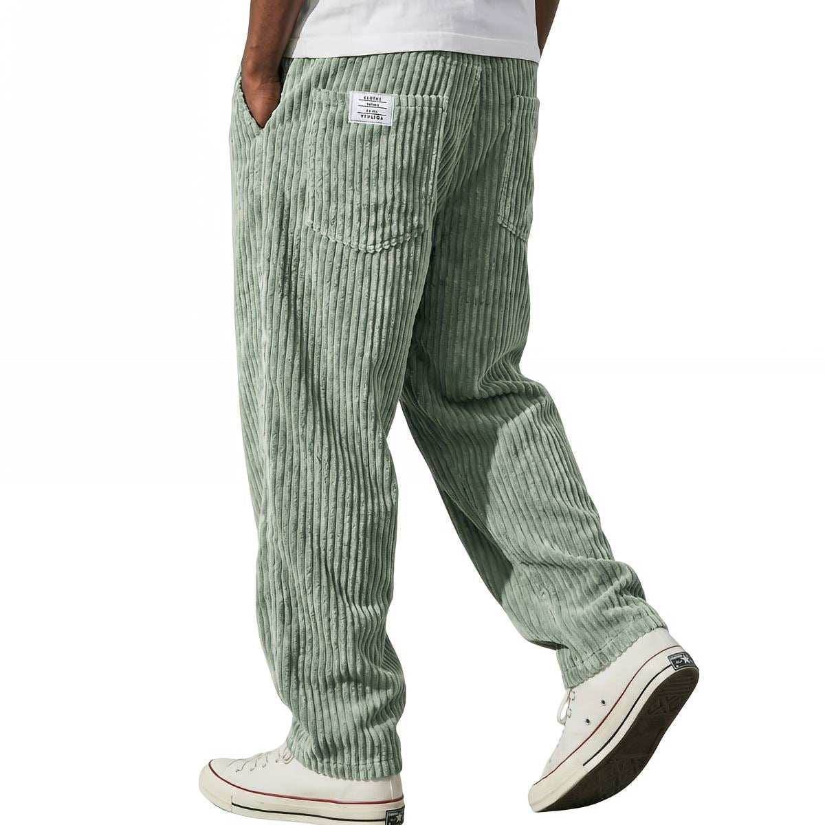 Pantalón Oslo | Pana Elegante con Cintura Elástica