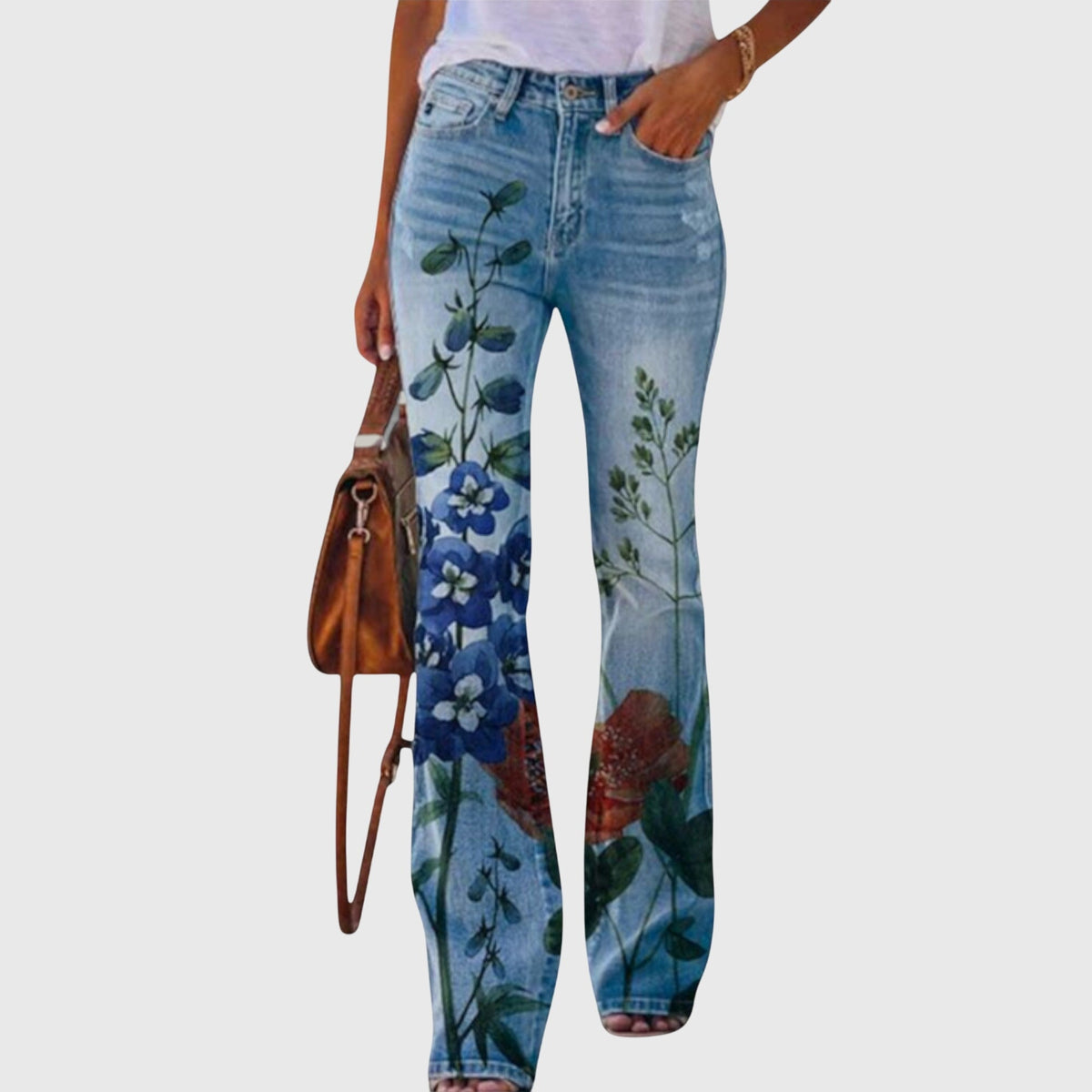 Alessia | Pantalones Florales Elegantes