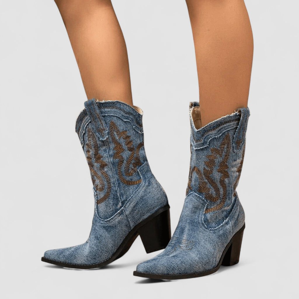 Vera™ | Botines Denim de Máximo Confort