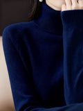 Elara™ | Jersey de Punto Fino con Cuello Alto
